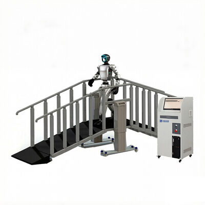 Bon prix Station de test d'escalade d'escaliers robotisée, équipement de test d'escalade d'escaliers, spécifications d'escaliers personnalisables, contrôle PLC, garde-corps anti-chute en ligne