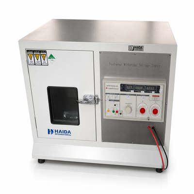 Bon prix HAIDA Testeur de tension de résistance des chaussures Machine d'essai de tension d'isolation de semelle de chaussure Équipement de test de chaussures ISO 20345 En ligne